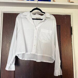 Everlane The Way-Short Shirt in Silky Cotton